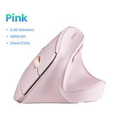 Vertical Wireless Mouse – 2.4G Ergonomic Design with 4000 DPI for PC, Laptop & Tablet by Snagg A Gaming Mouse