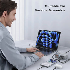 330W USB C Multiport Fast Charging Station For Laptop & Phones by Snagg A Charging Station