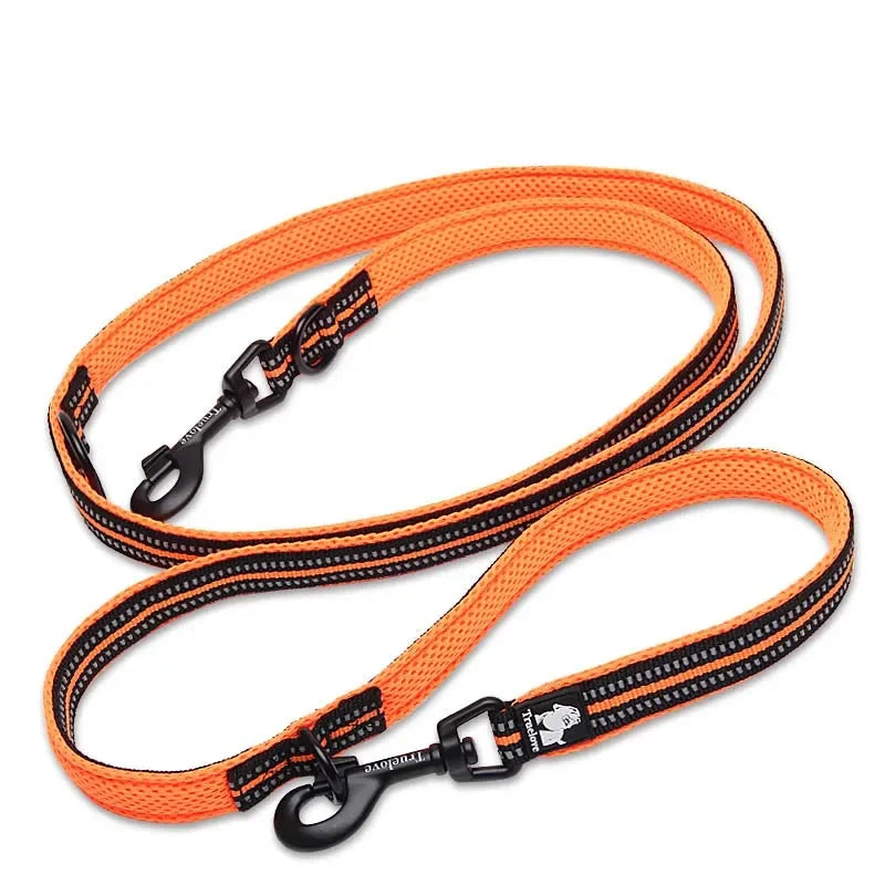 Multi-Function Reflective Dog Leash by Snagg A Leash