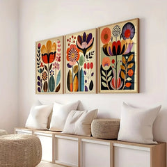 3pcs Boho Botanical Wall Posters by Snagg A Print