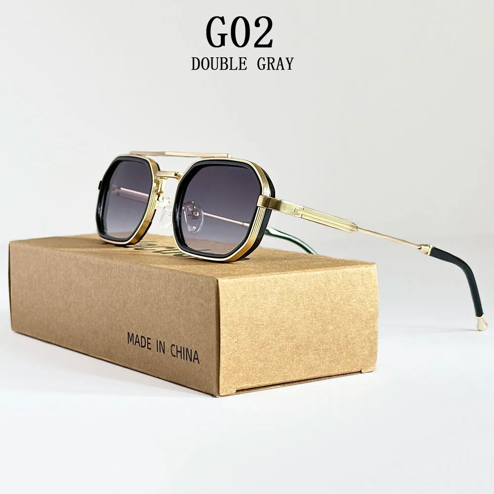 Square Punk Steampunk Sunglasses by Snagg A Shades