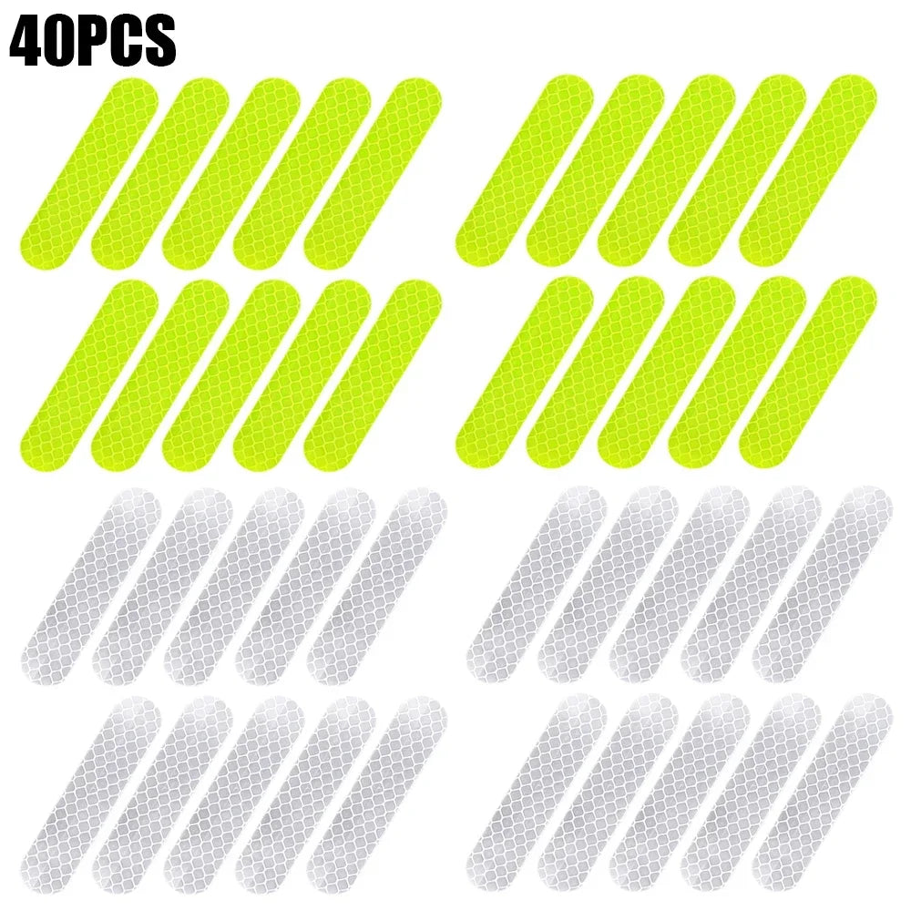 10-80PCS Helmet Safety Warning Reflective Stickers Strip by Snagg A Reflective Stickers
