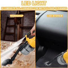 5 in 1 Handheld Electric Vacuum - High Power Portable Multi Surface Cleaner