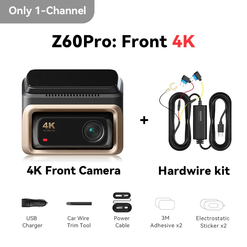4K Flagship Dash Cam | True UHD, Dual Sony Sensors & AI Night Vision