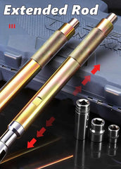 Manual & Automatic Self-Contained Ratchet Extension Wrench – Electric Car Wrench for Four-Wheel Alignment