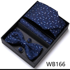Men’s Luxury Tie & Bow Set - WB166 - Others In Fashion