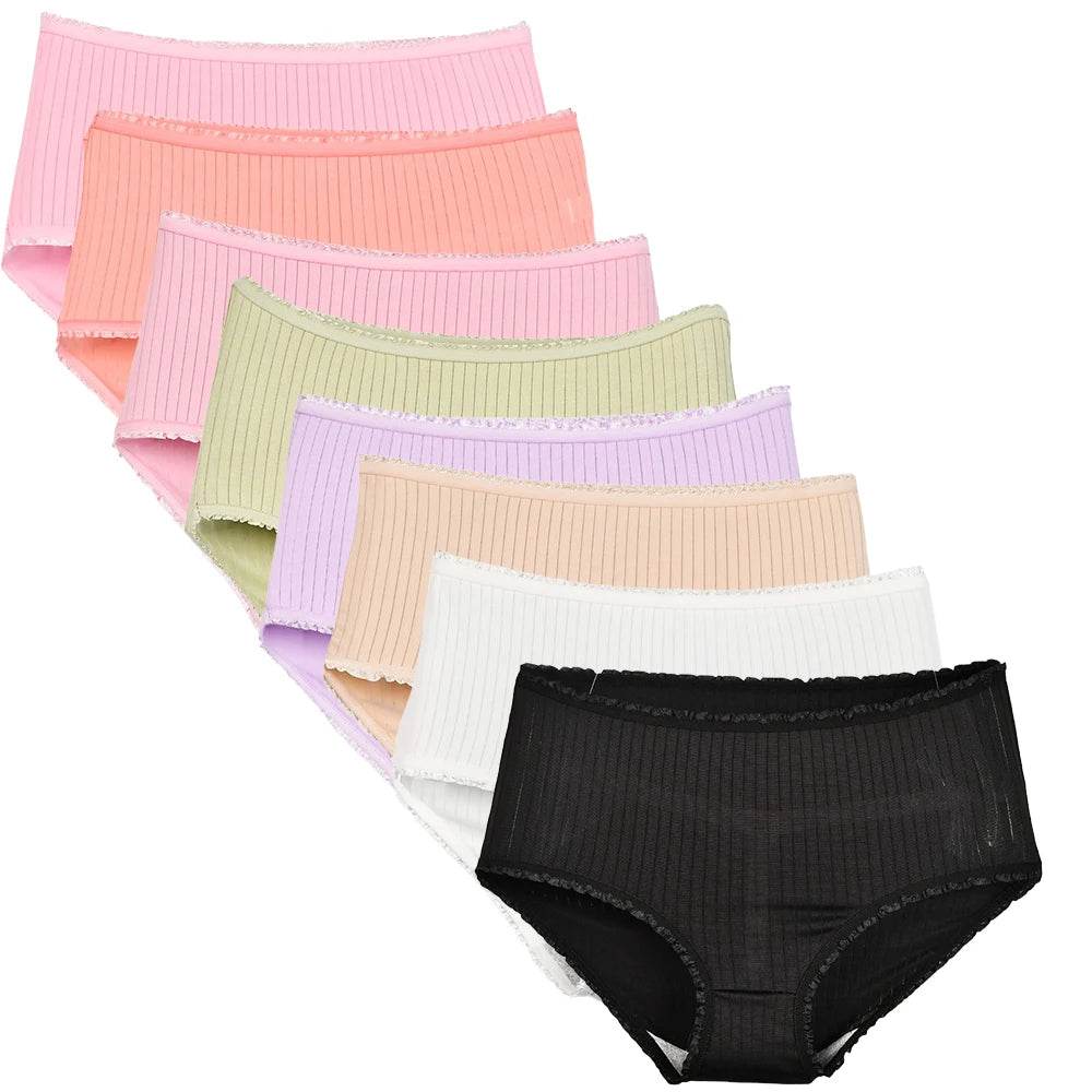 8-Pack Women’s High-Waist Panties - SnaggIt
