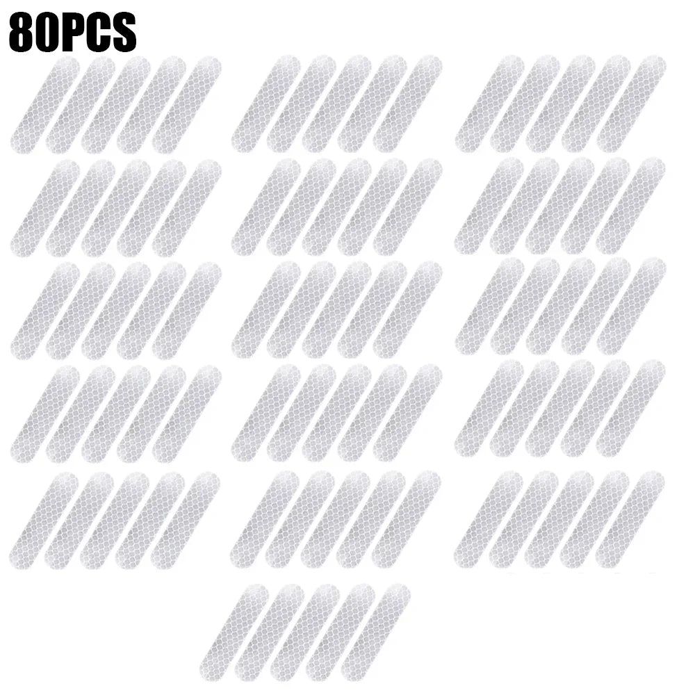 10-80PCS Helmet Safety Warning Reflective Stickers Strip by Snagg A Reflective Stickers