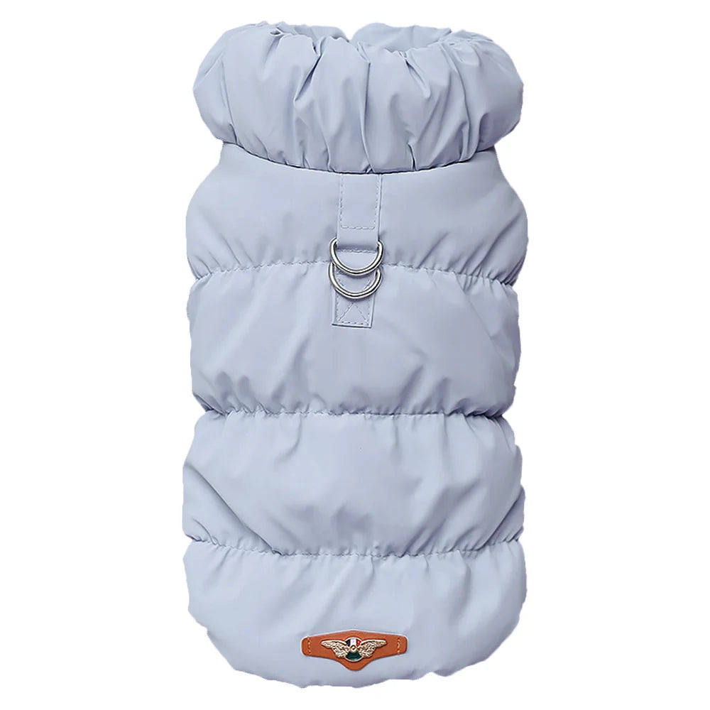 Padded Dog Vest Jacket – Windproof Warm Winter Coat for French Bulldog, Chihuahua & Poodle