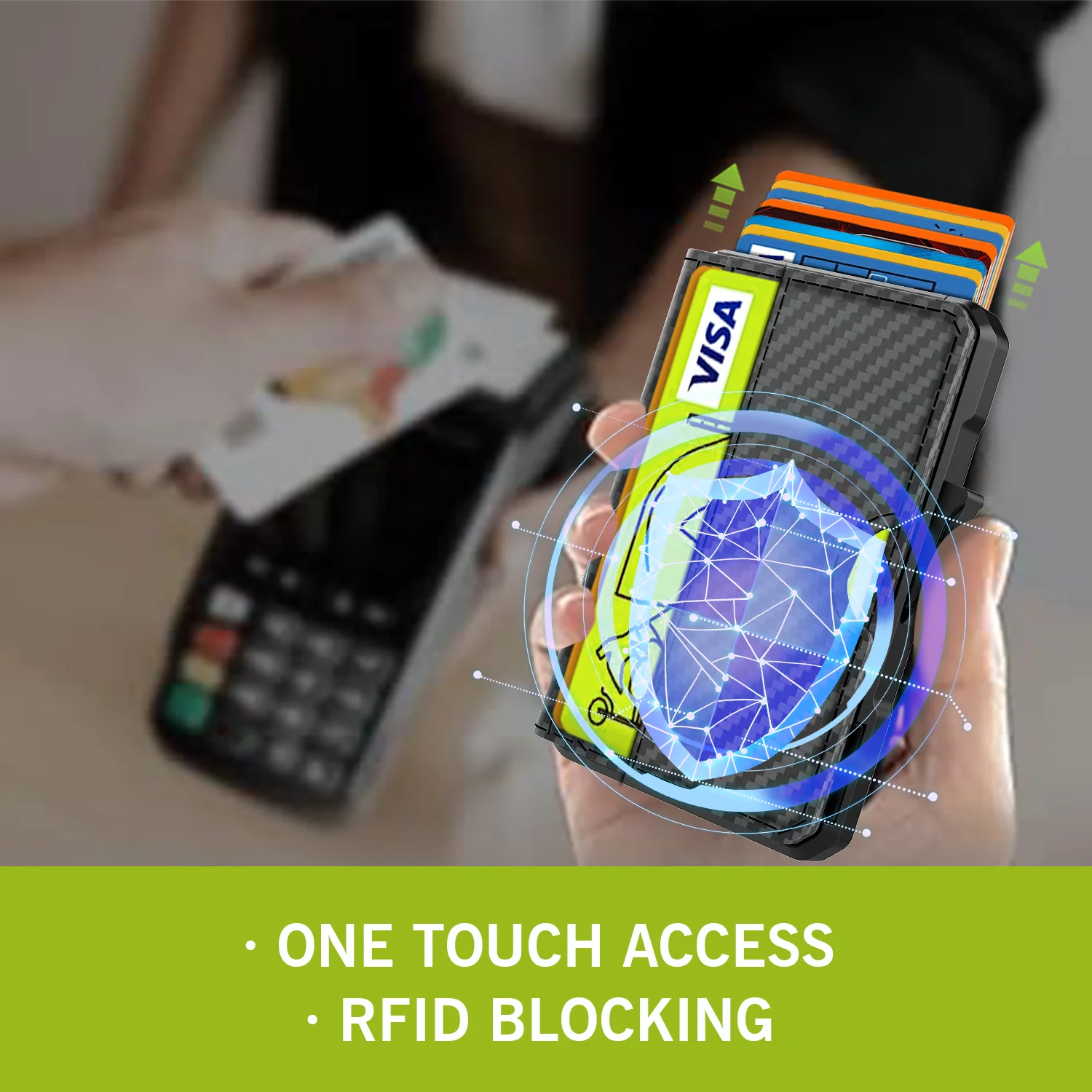 Slim RFID Wallet with Money Clip by Snagg It Wallet