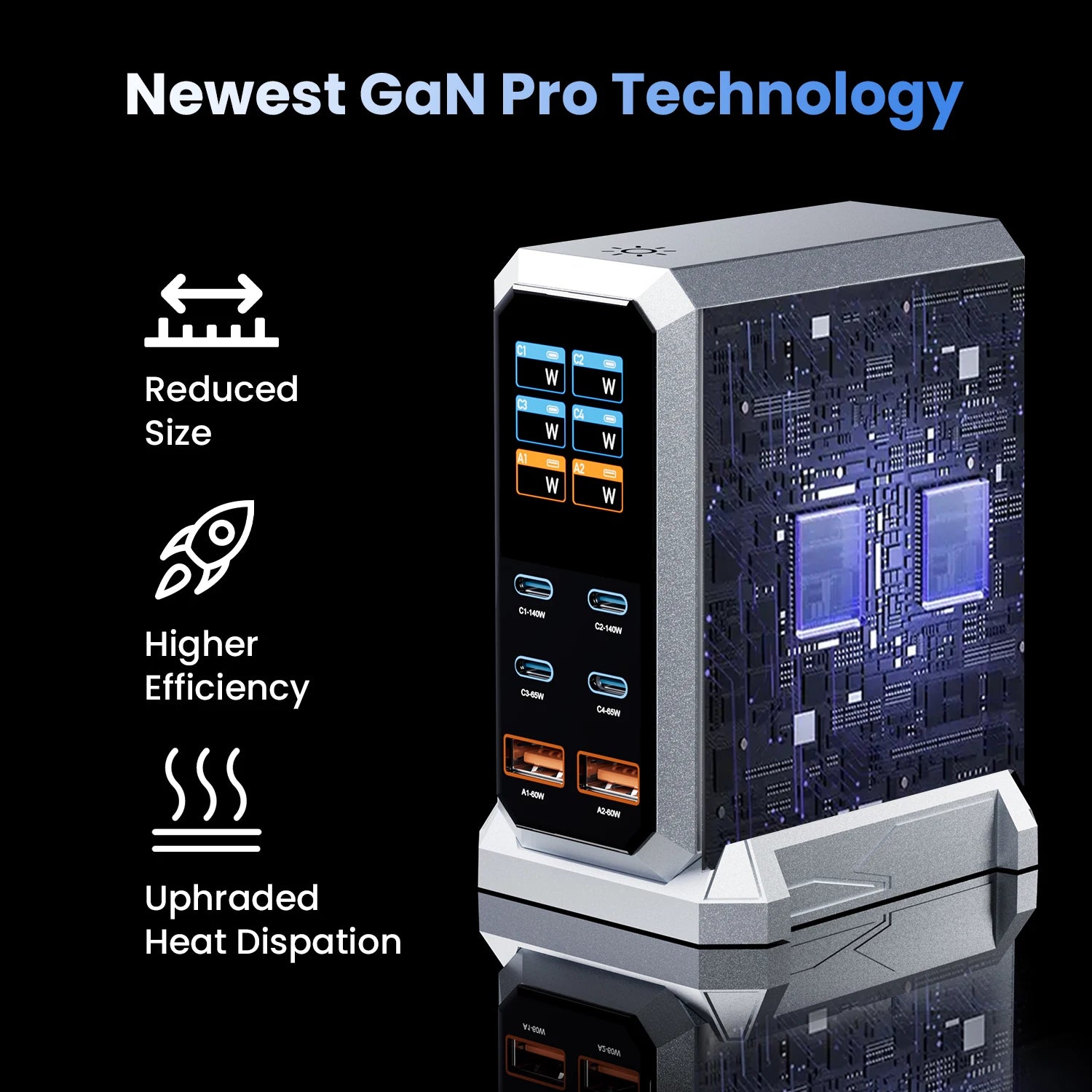 240W GaN Fast Charging Station by Snagg A Charging Station