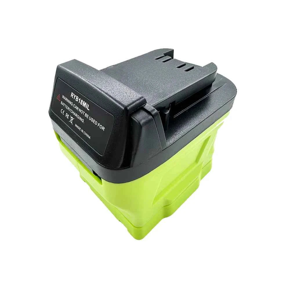 Ryobi 18V battery converter for Makita, DeWalt and Milwaukee tools – image 4