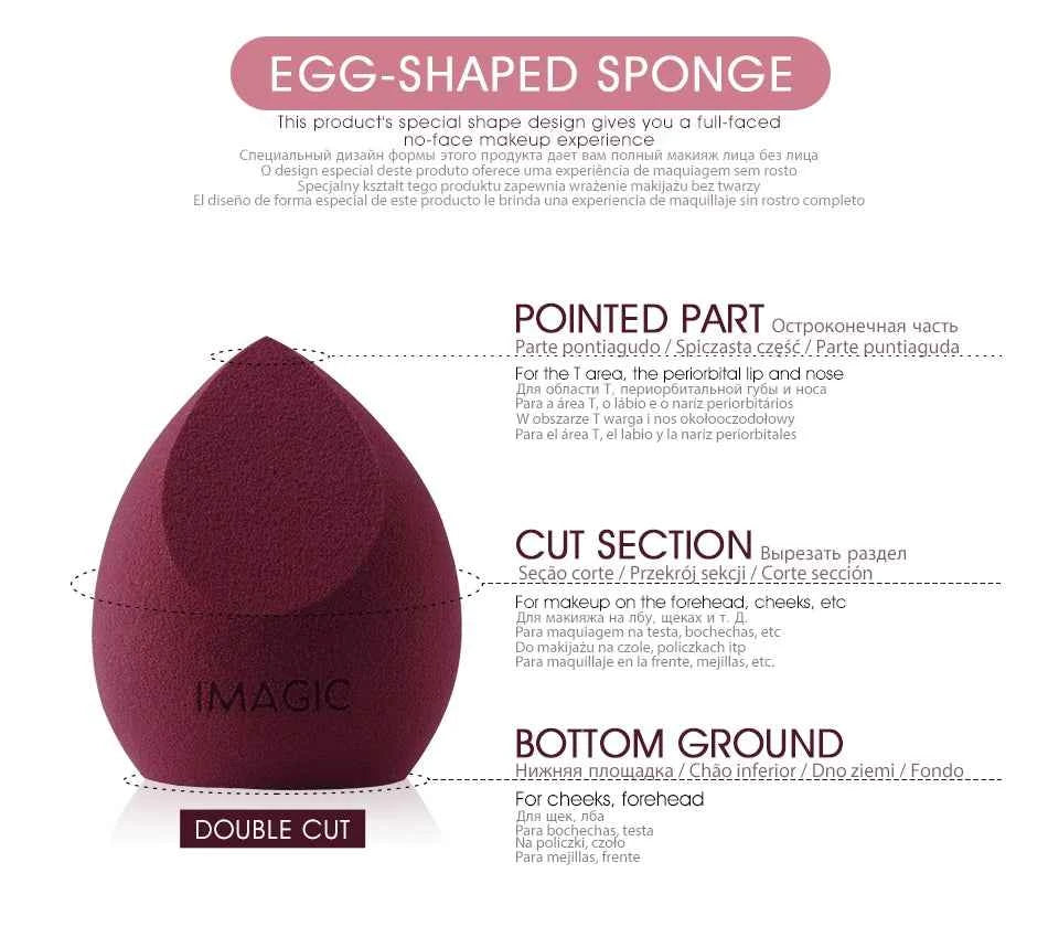 Professional 10 Pieces Blending Set – High-Definition Non-Latex Beauty Sponges