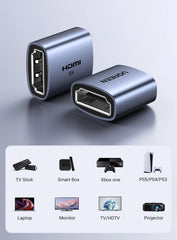 8K HDMI Coupler Female to Female HDMI 2.1 Connector by Snagg An HDMI Connector