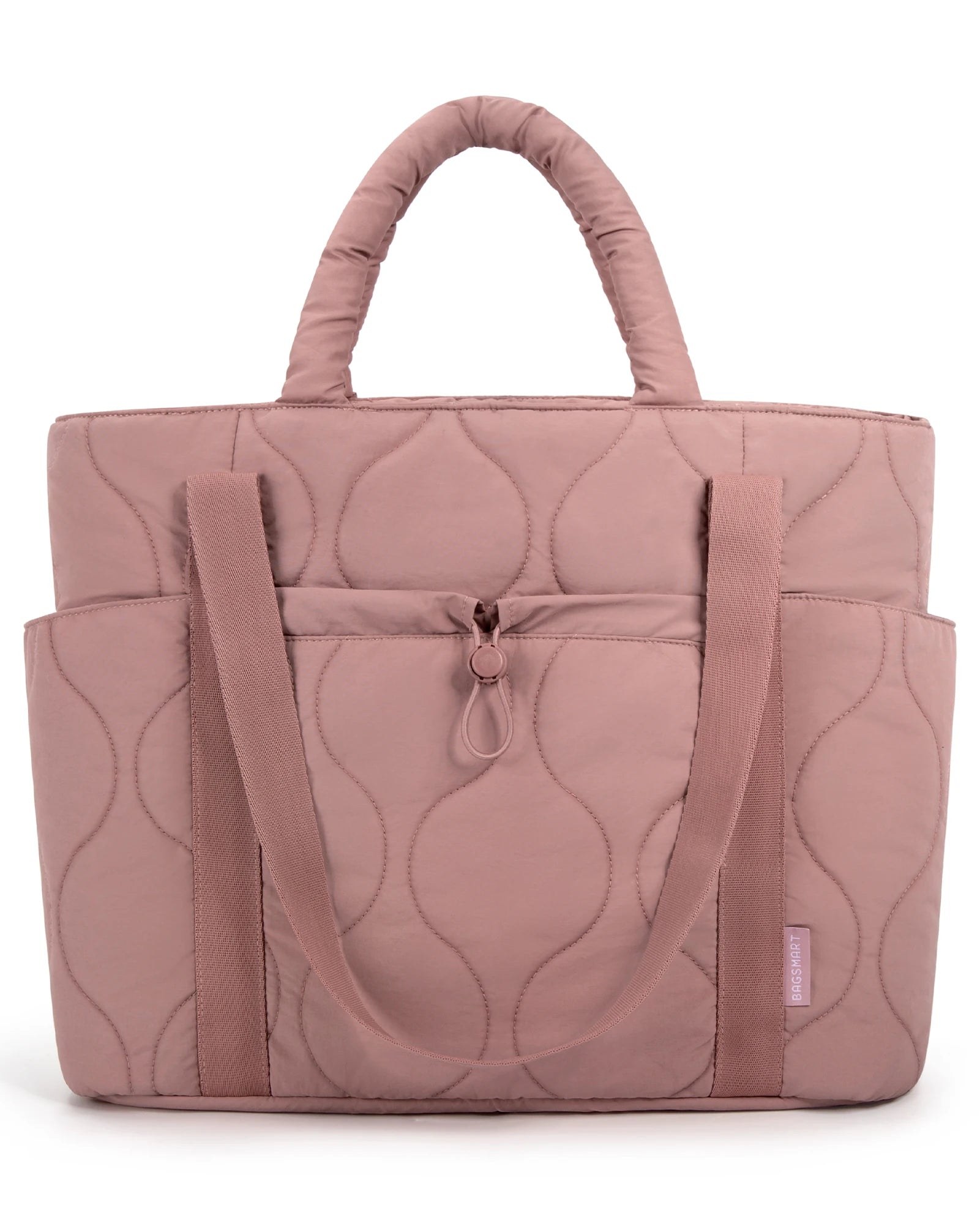 Women's Quilted Puffer Boston Bag – Lightweight Large Padded Shoulder Tote for Work & Travel (21L)