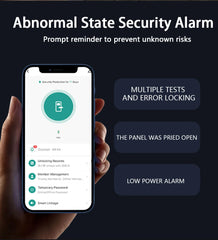 Waterproof Smart Deadbolt Lock – Biometric Fingerprint & Keypad Entry by Snagg A Smart Door Lock