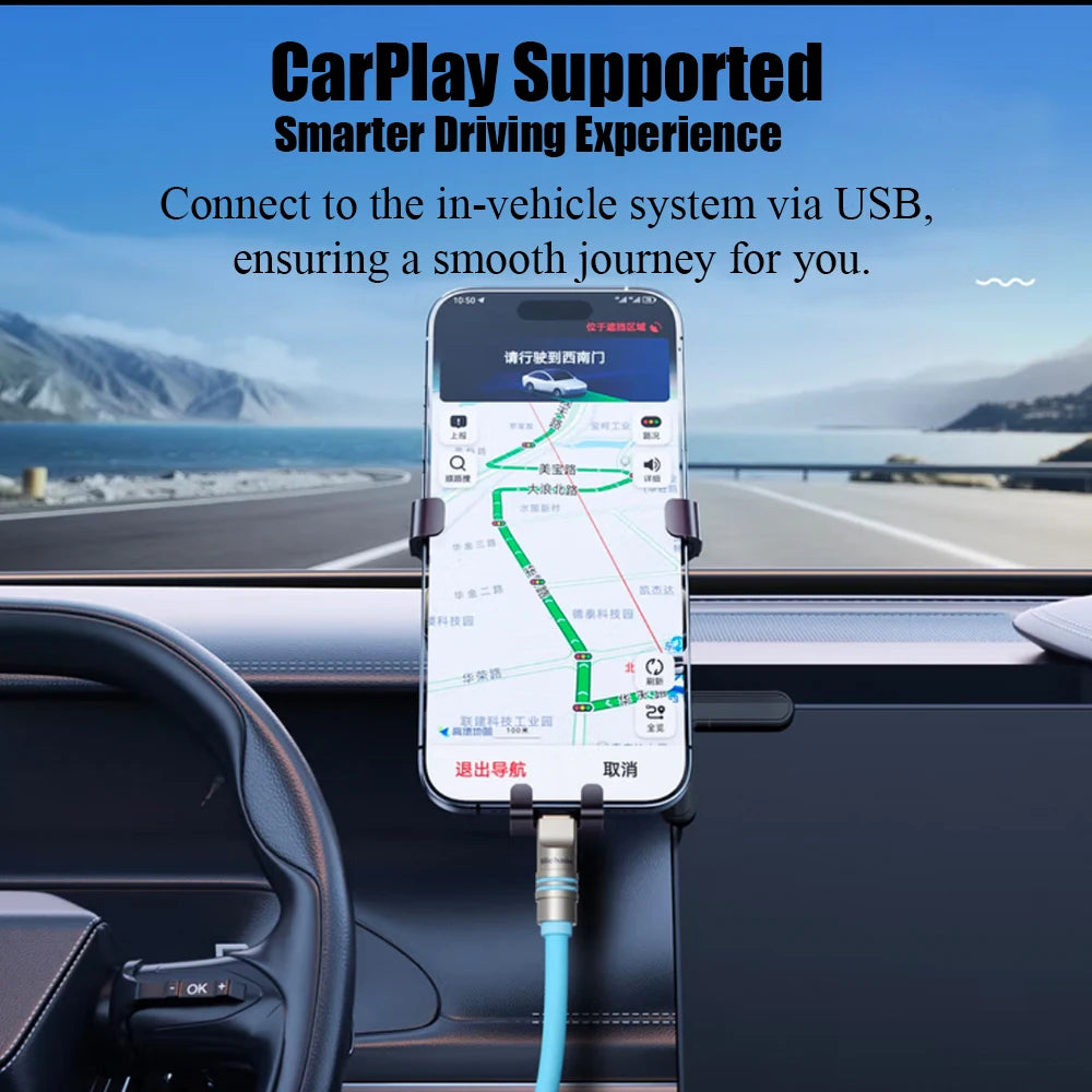 MFi USB-C to Lightning Fast Charging Cable 27W | Liquid Silicone Soft Cable for iPhone 6–14