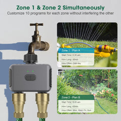 Smart Dual-Outlet Garden Water Timer
