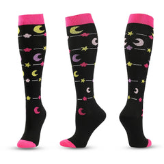 Women’s Graduated Compression Socks, 5 Pack for Varicose Veins & Swelling Relief