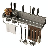 50cm Wall-Mounted Kitchen Storage Rack by Snagg A Rack