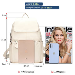 Genuine Leather Anti-Theft Women's Backpack