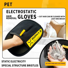 Pet Hair Remover Gloves Electrostatic by Snagg A Grooming Tool