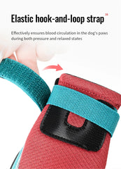 Reflective Anti Slip Dog Boots by Snagg A Shoes