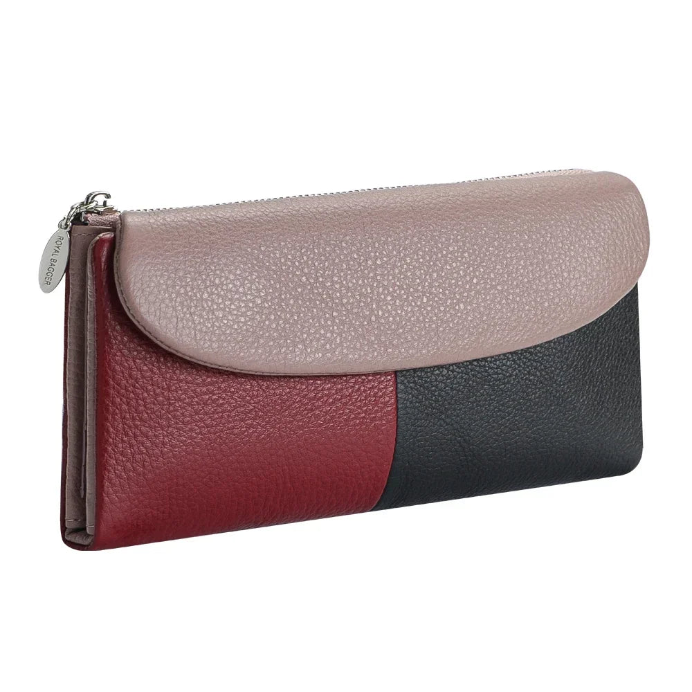 Royal Bagger RFID Long Wallet for Women