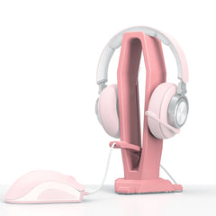 RGB Desktop Headphone Stand Detachable Mouse Cable Hook & Wire Organizer by Snagg A Headset Holder