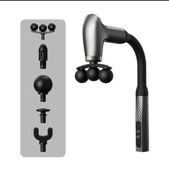 Smart Electric Fascia Gun – Long Handle Deep Tissue Muscle Massager
