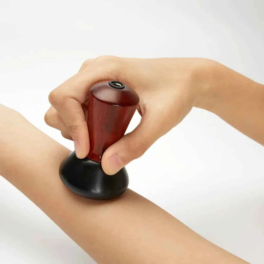Electric Heated Bian Stone Gua Sha Massager – Anti-Wrinkle Face, Eye & Neck Lifting Tool
