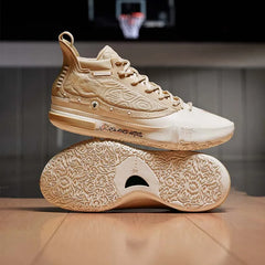 Shock Absorbing, Wear Resistant Basketball Sneaker