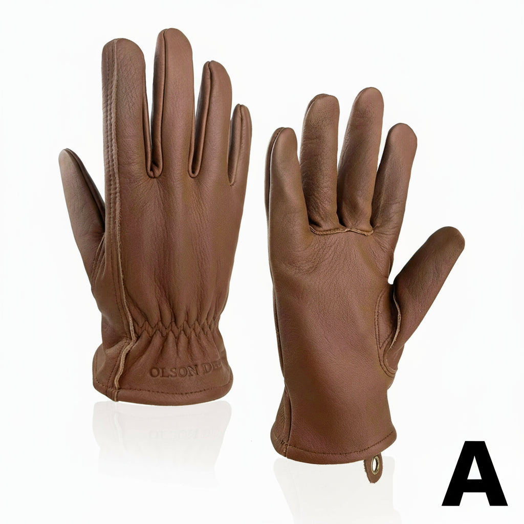 Brown Leather Work Gloves for by Snagg A Gloves
