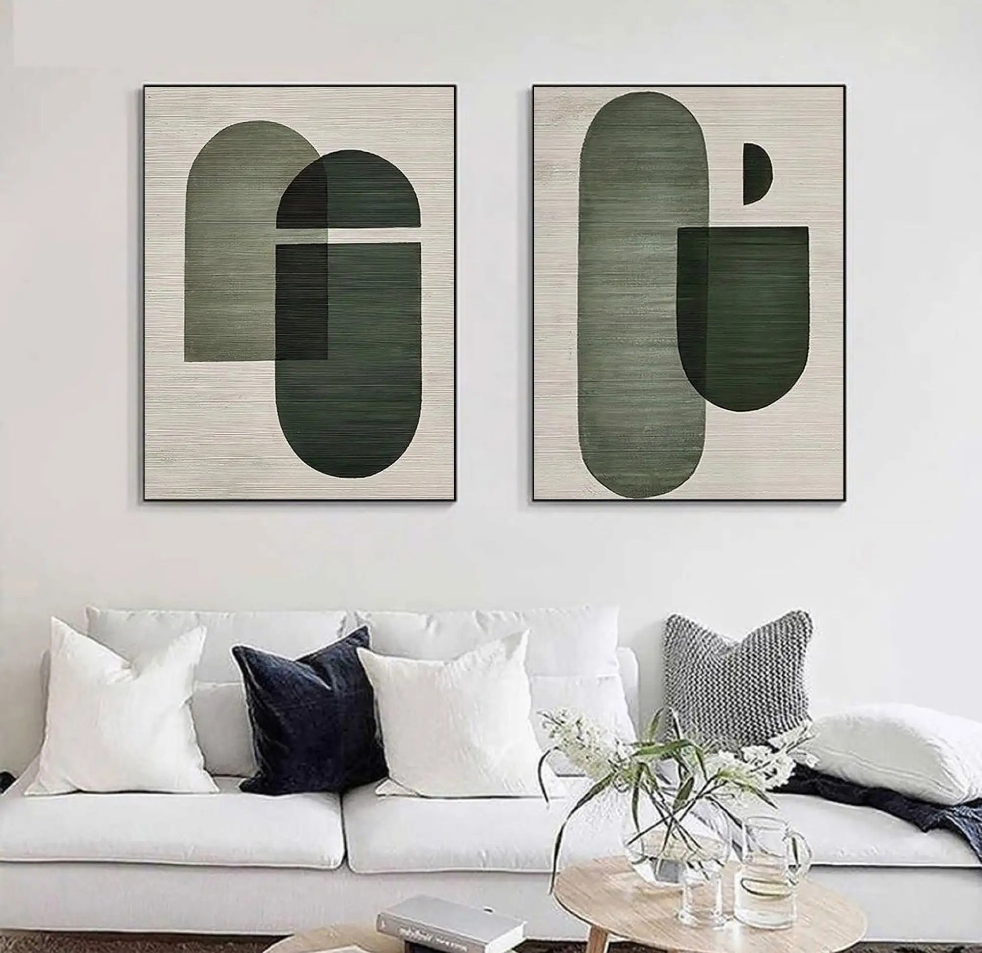 2-Piece Abstract Wall Art by Snagg A Print