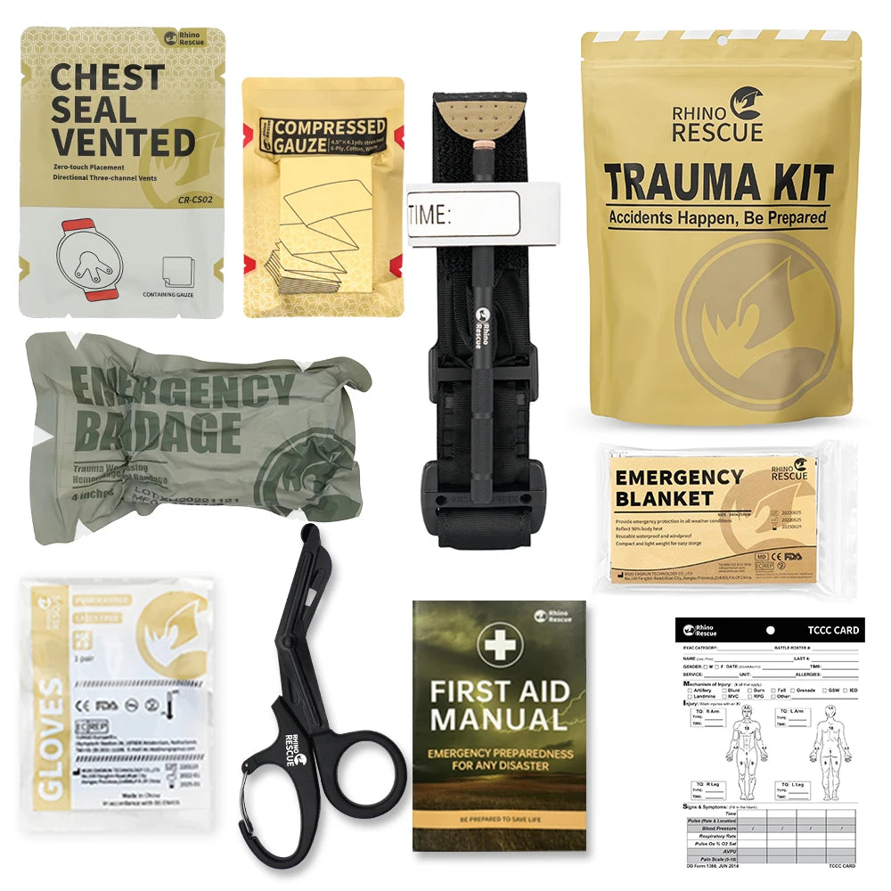 Tactical First Aid Supplies for Emergency Survival & Combat Care by Snagg An Emergency Kit