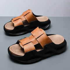Beach Platform Slippers for Men - SnaggIt
