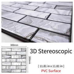 Imitation Brick & Cobblestone Wall Stickers by Snagg A Wall Sticker