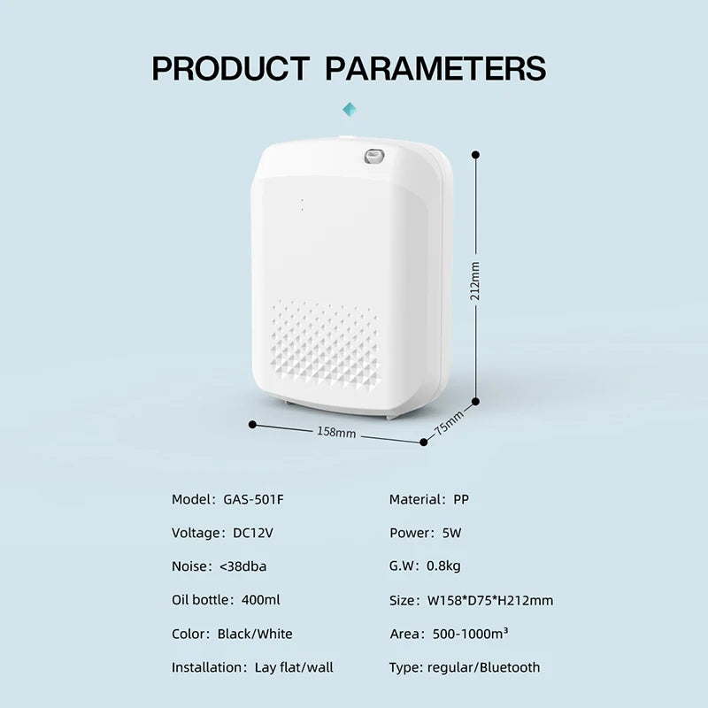 Smart Wall-Mounted Essential Oil Diffuser by SnaggIt