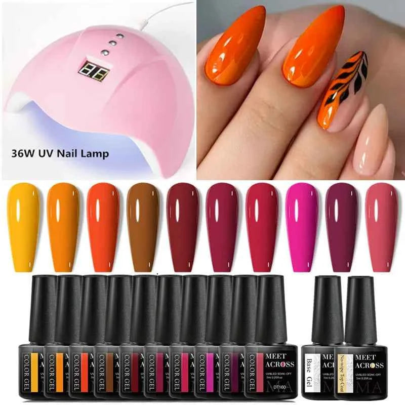 Professional 13 Piece Gel Artistry Collection – Complete 7ml High Pigment Set with UV/LED Performance
