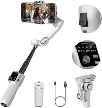 3-Axis Handheld Gimbal Phone Stabilizer with Extension Rod by Snagg A Phone Holder