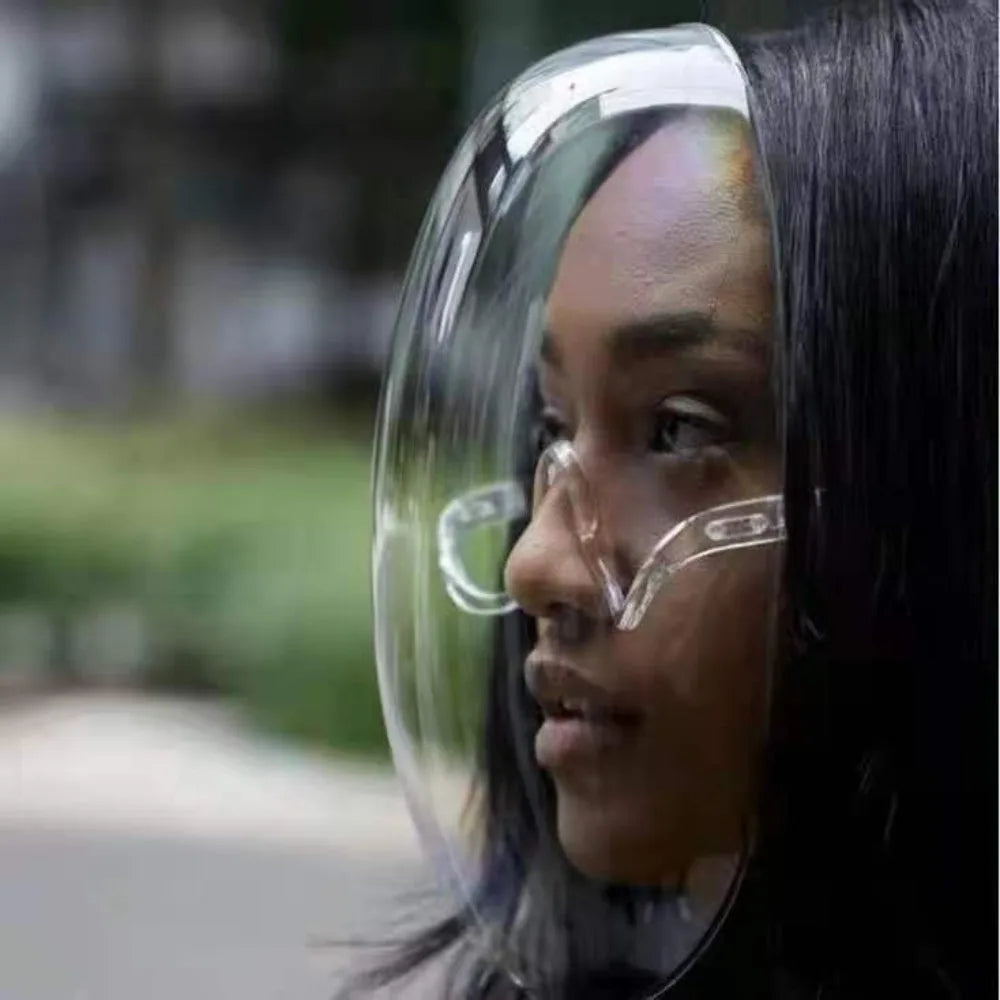 2pcs Transparent Full Face Protective Mask by Snagg A Face Shield