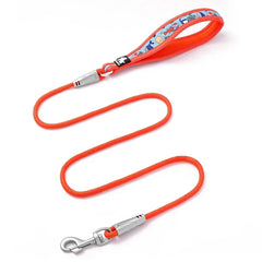Floral Printing Pet Leash – Padded Handle & Reflective Safety by Snagg A Leash