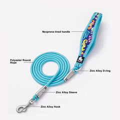 Floral Mesh Pet Harness & Leash Set by Snagg A Harness