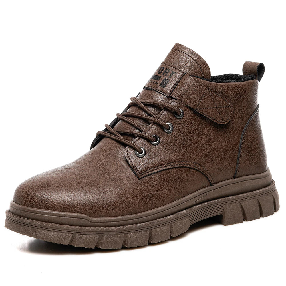 Men’s British Workwear Mid-Top Boots by Snagg A Shoes
