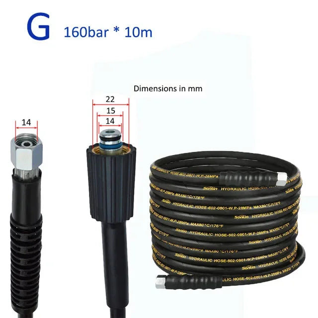 High Pressure Washer Hose by Snagg A Garden Hose