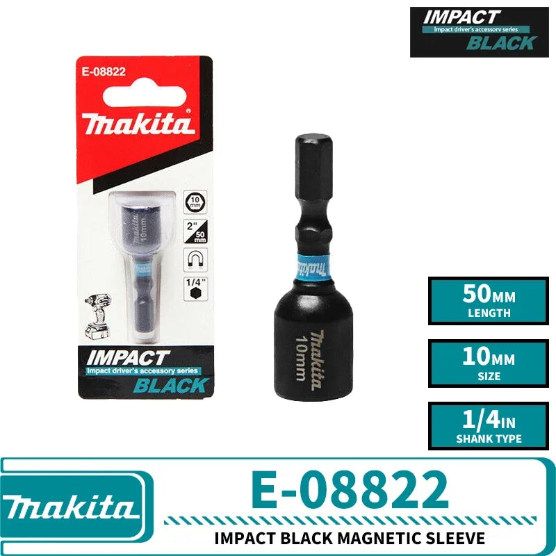 Makita Impact Magnetic Nut Driver Socket – 8mm / 10mm / 13mm - E-08822