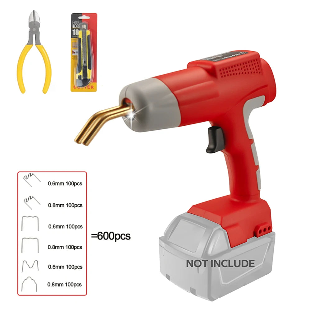 80W cordless plastic welder kit with staples and case – image 9
