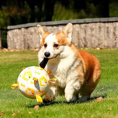 Interactive Dog Football Toy with Grab Tabs by Snagg A Toy