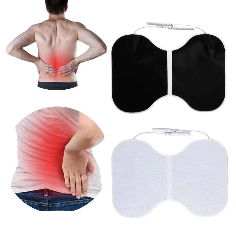 Replacement TENS Electrode Pads – Large Coverage Muscle Stimulator Stickers (2.0mm Plug)