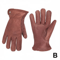 Brown Leather Work Gloves for by Snagg A Gloves
